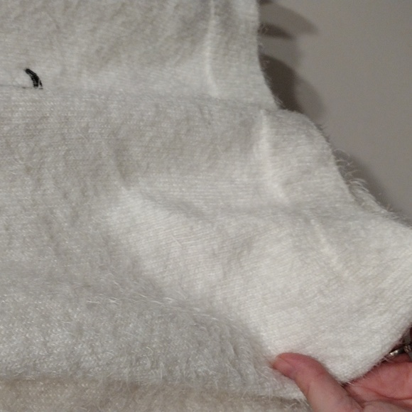 NWT Holiday Time Women's Sequin Polar Bear Eyelash Knit Sweater Sz 2X-Christmas - Picture 5 of 7